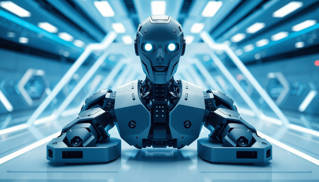 Professional illustration showing Ai integration process