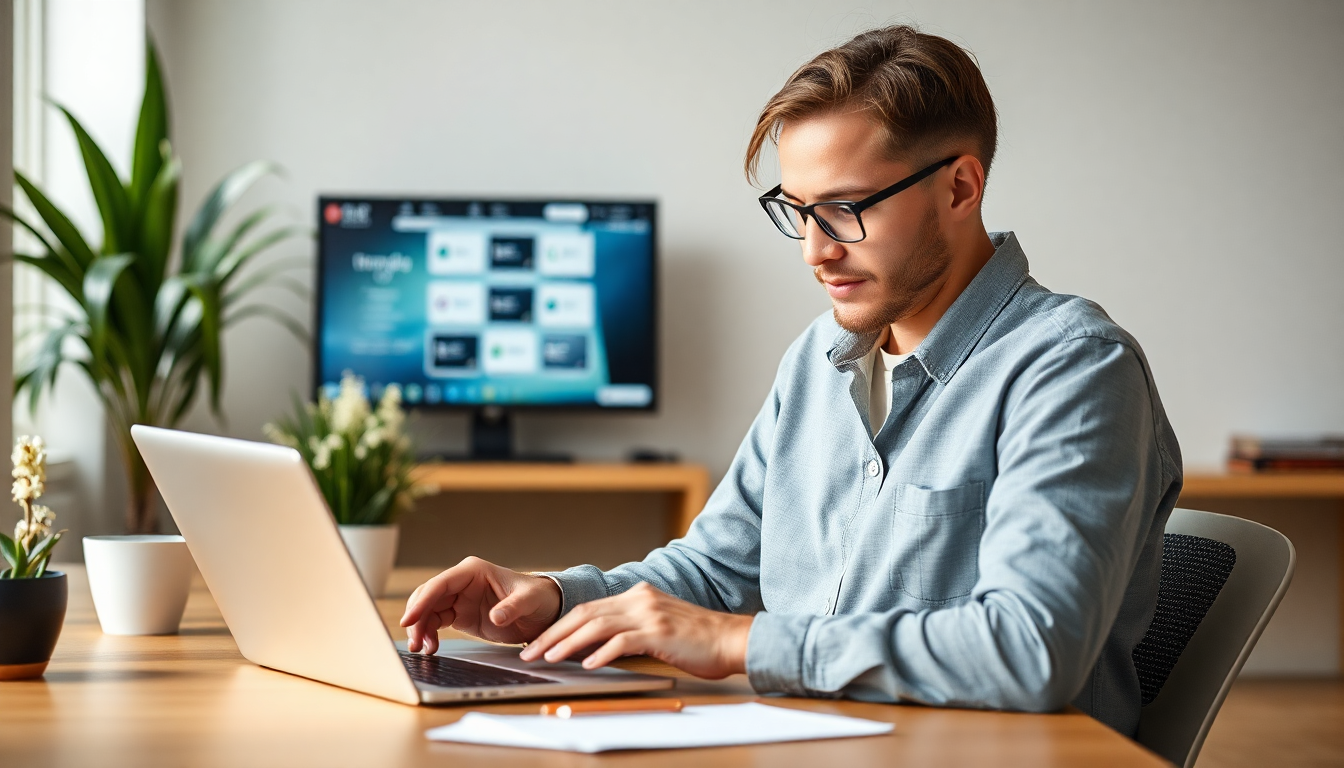 Professional illustration showing Cross-platform development